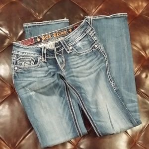 Rock Revival Alanis Boot 28 Buckle Jeans